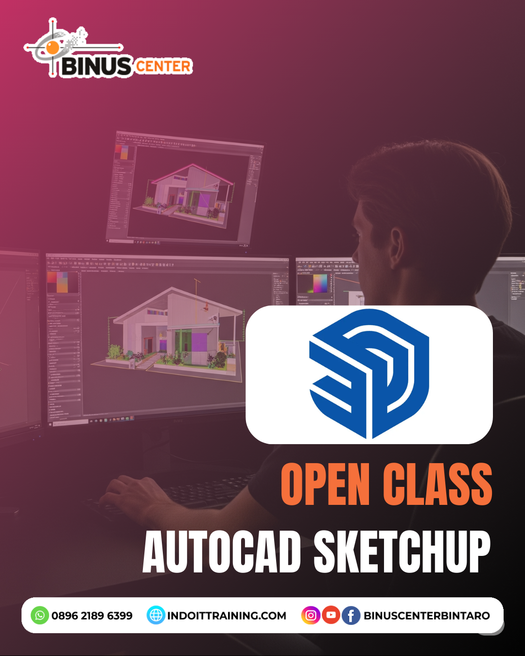 Ikuti Kelas AutoCAD & SketchUp