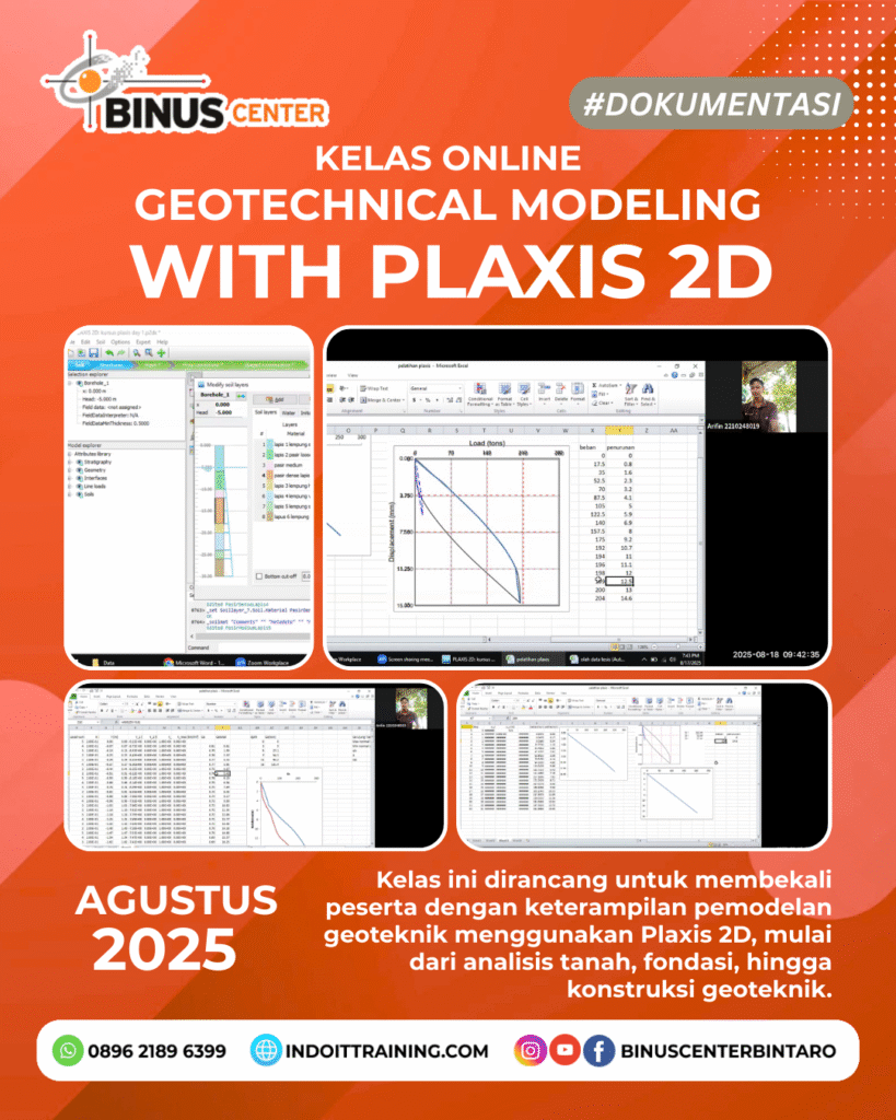 Kursus Pemodelan Geoteknik dengan Plaxis