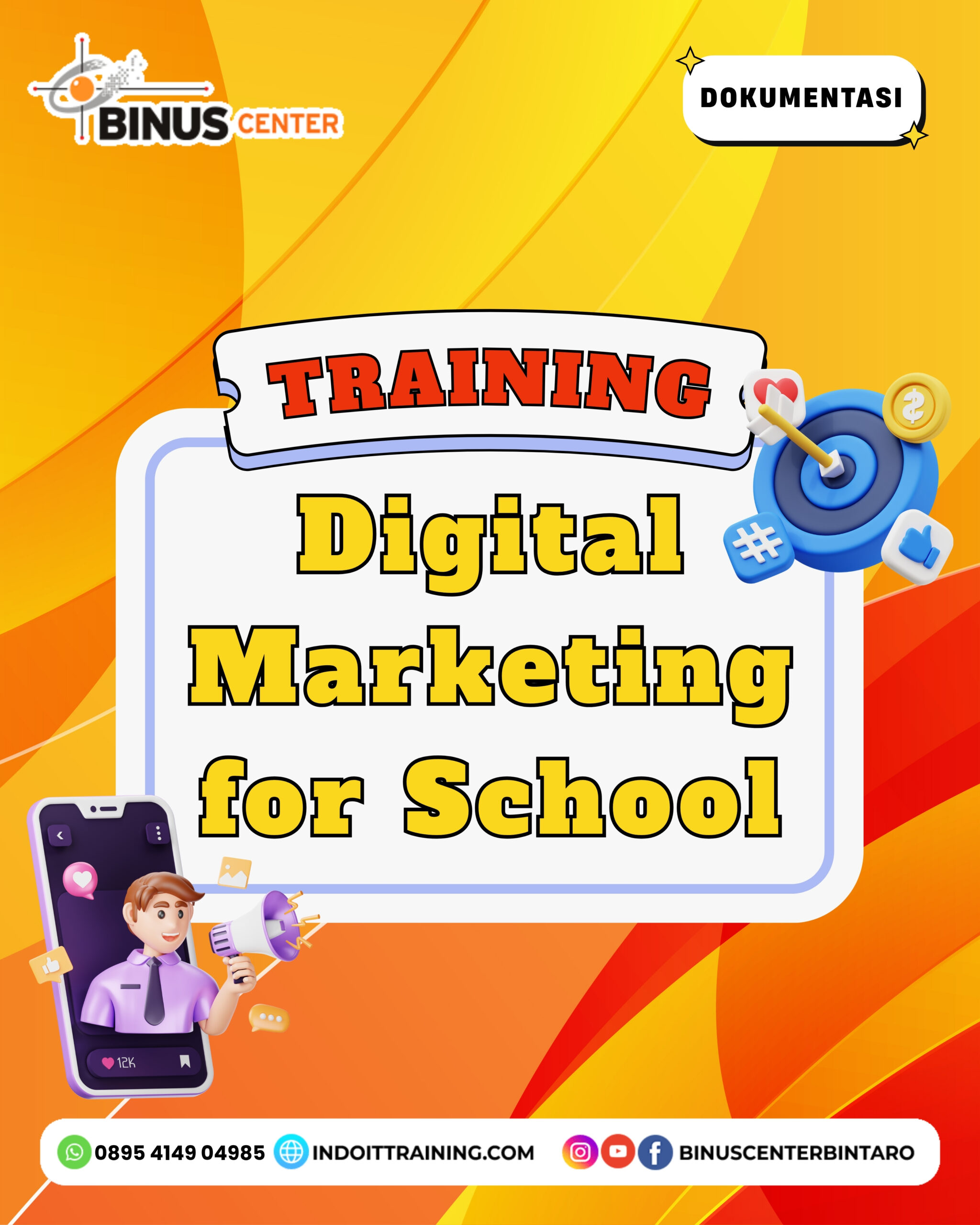 digital marketing for school training bimbingan guru